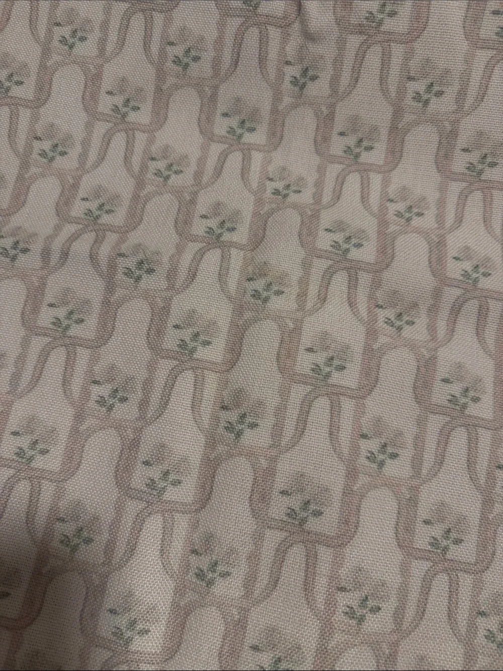 20x20 Neutral Floral Pattern Pillow Shams - Pair